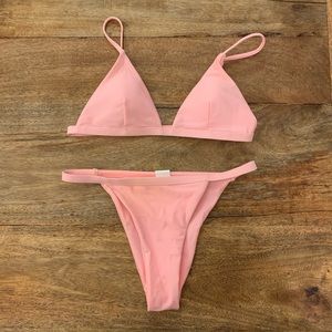 ZAFUL Spaghetti Strap Bikini - Pink - S - NWOT